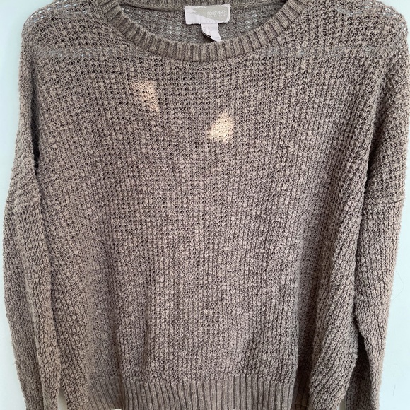 Knit long-sleeve sweater - Picture 1 of 2